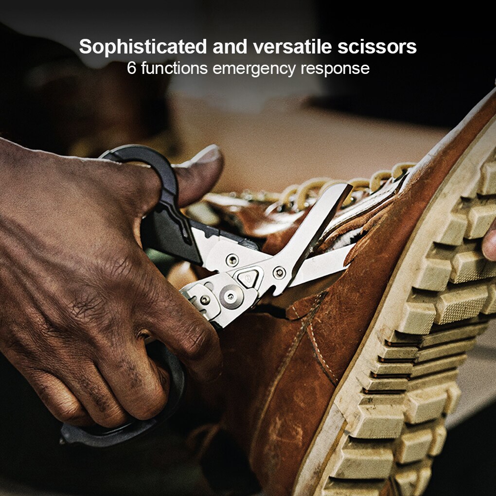 Multifunctionele Raptor Emergency Response Scharen Met Riem Snijder En Glas Breaker Black Ith Riem Snijder Veiligheid Hamer 2021new