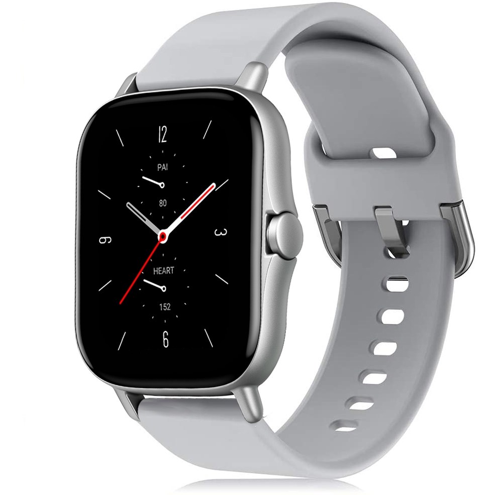 Correa de silicona para Amazfit gts 2 3 4/bip/gtr 4 3 pro/stratos 3 2 20mm/22mm pulsera deportiva correa Amazfit gts 2 3 4 mini