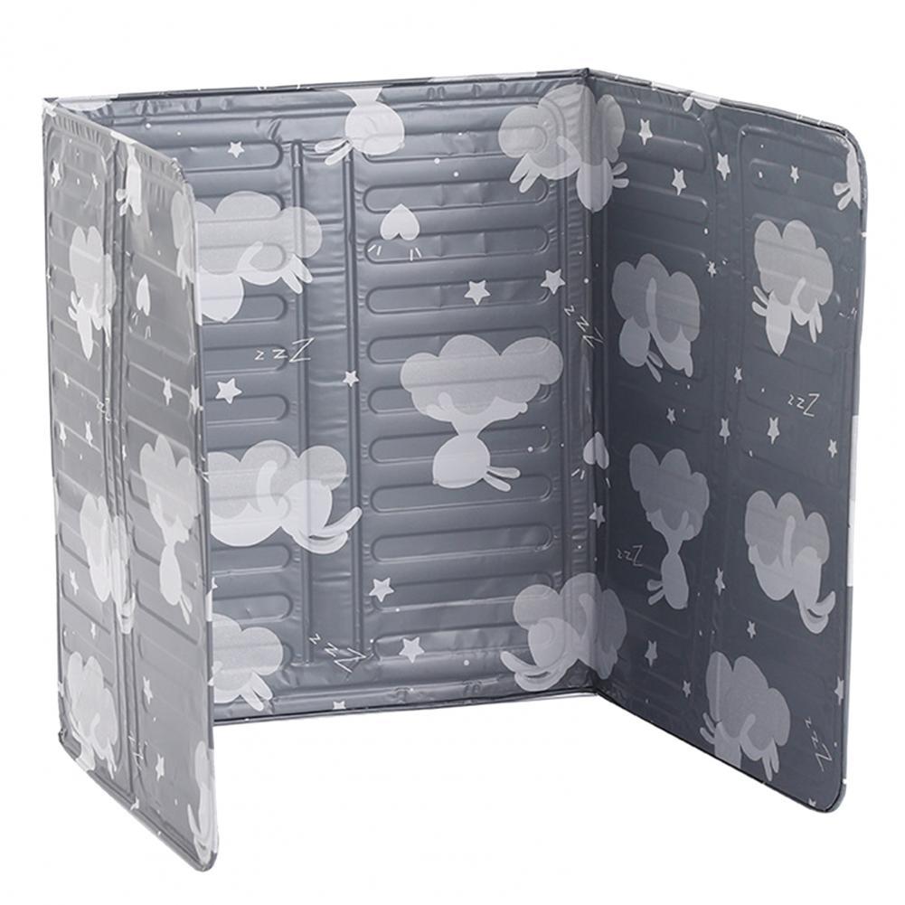 Splatter Guard Useful Foldable Oil Splatter Screen Aluminium Foil Splatter Screen: Grey White
