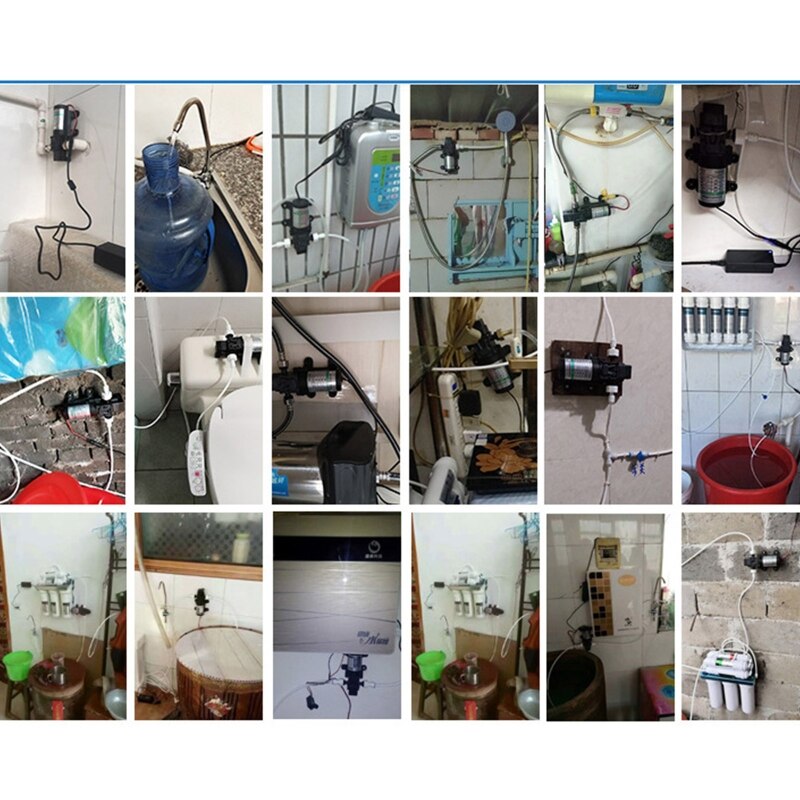 Direct Drinking Machine Water Purifier Pure Water Machine Self-priming Booster Pump Tap Water Water Heater 12V 60W Boosting Pump