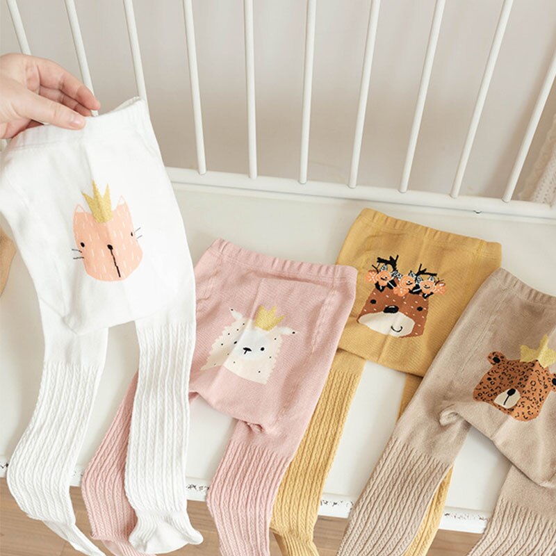 1-3 anni simpatico cartone animato animale collant per bambini primavera estate cotone bambino neonato ragazzo ragazza collant collant