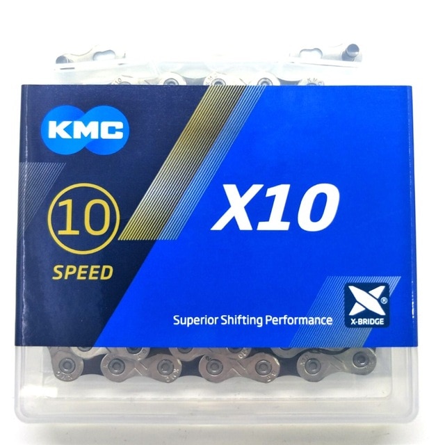 Kmc X10 X10.93 10 Speed Fietsketting Met Originele Doos En Magische Knop Voor Mtb/Racefiets Onderdelen