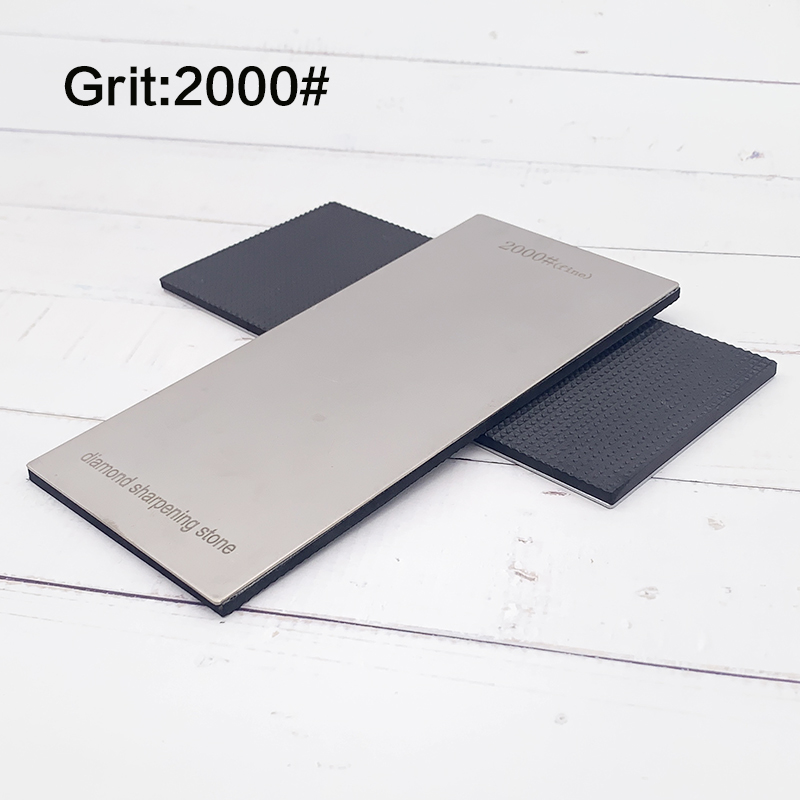 diamond stone sharpening sheet Diamond sahrpening stone kitchen knife sharpener Apex edge EVA base Non-slip sharpener: 2000 Grit