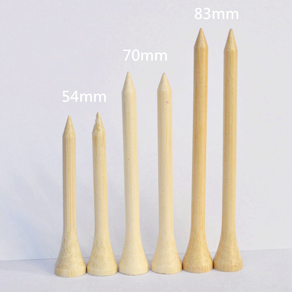 50 stk / sæt træ golf tee tees udskiftning driving range rammer træner klub tilbehør golf tees kugleholder