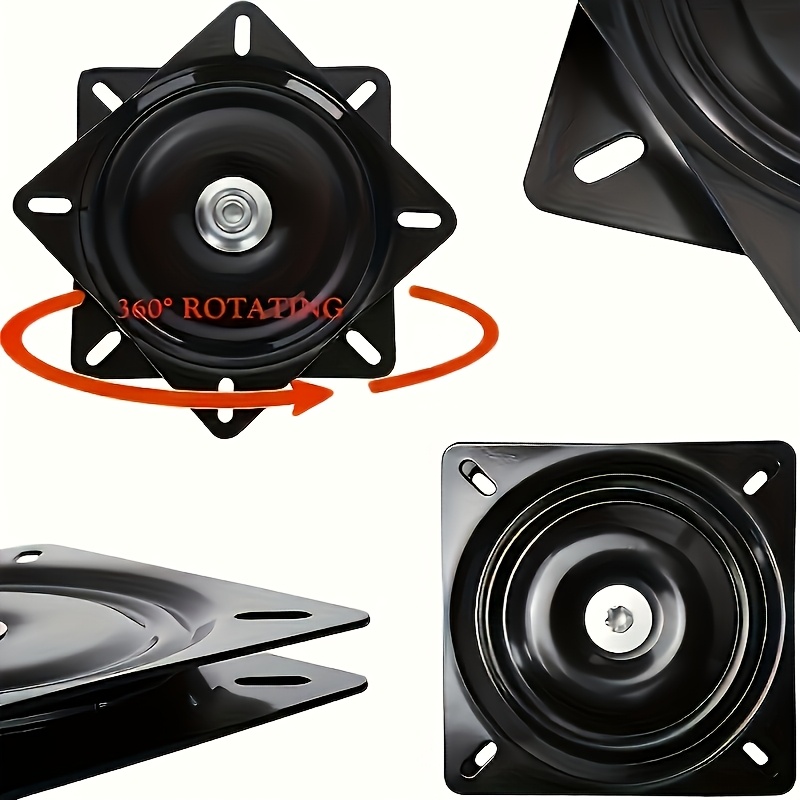 Zwaar uitgevoerde stoel draaibare onderstel 6"/4", 360 ° Draaibaar, glad mechanisme - Perfect voor barkrukken en meubelaccessoires
