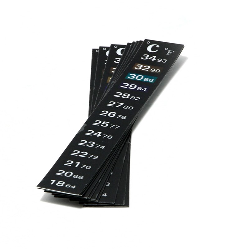 1Pc Temperatur Aufkleber Digital Dual Skala Aquarium Aquarium Thermometer Temperatur Aufkleber