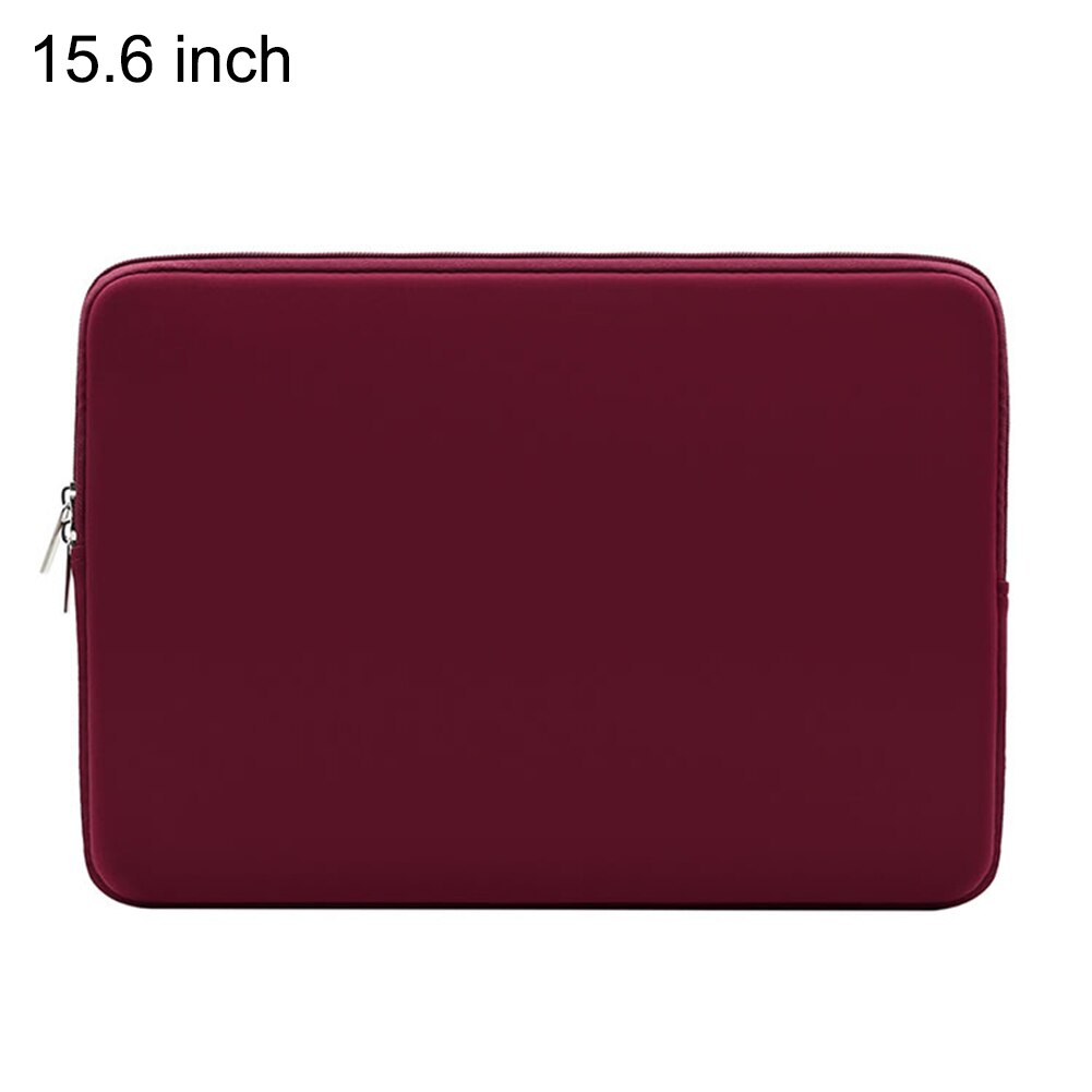 Laptop Beschermhoes Case Rits Nylon Computer Tassen Nylon Draagbare Tas Voor 15.6 Inches Slijtvaste Laptop Tas: Rood