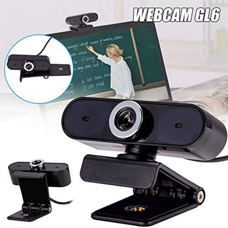 1080p trådløst wifi kamera hd usb webcam 12 millioner pixel webcam 360- graders webcam ringer til computer til videokonference