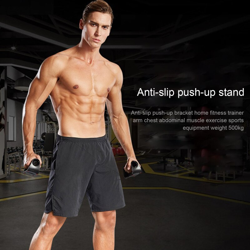 Anti-Slip Push-Up Beugel Home Fitness Trainer Arm Borst Buikspier Oefening Sportartikelen Gewicht 500Kg