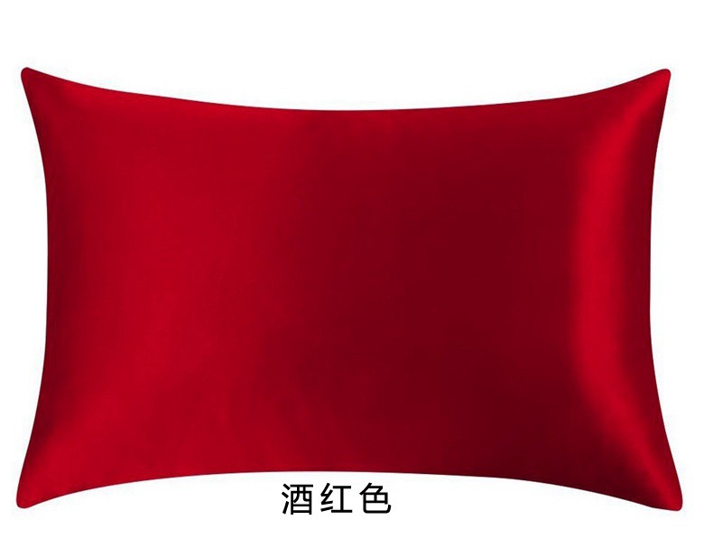 Pehmeämpi silkkiäistoukkien kaksipuolinen silkkityynyliina tyynyliina 1 kpl silkkiä 48cm x 74cm 12 väriä valittavissa: Punainen