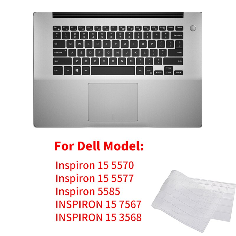 Pour Dell Inspiron 15 5580 5370 Inspiron 14 7472 Inspiron 15 7572 11 Inspiron 15 7560 13 14 15 13.3 15.4 Peau de Couverture De clavier: J04