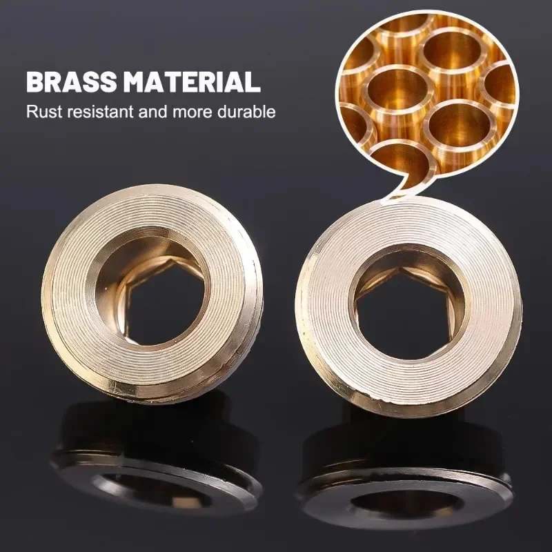 Vandhane messing hurtigpakningsskiver vandhaneventil lækagesikre tætningsringe pakninger vvs-propper badeværelsesbruserhane tilbehør