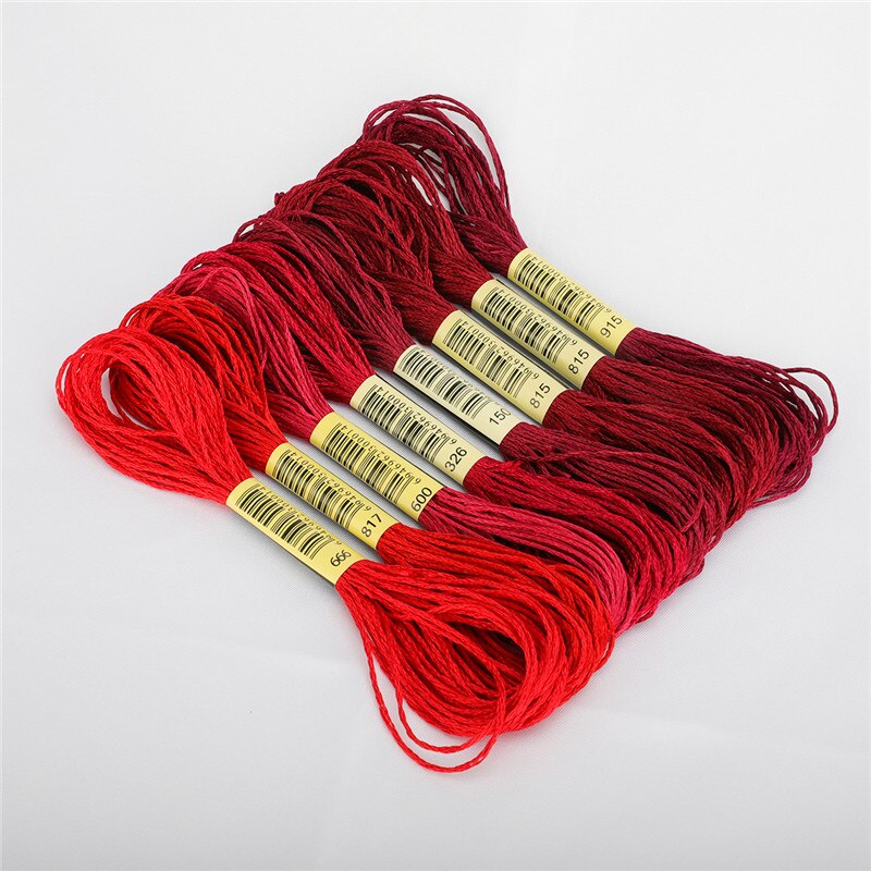 Multicolor Cross Stitch Threads Cotton Sewing Skeins Embroidery Thread Floss Skein Kit DIY Sewing Tool 100/150/200/250pcs