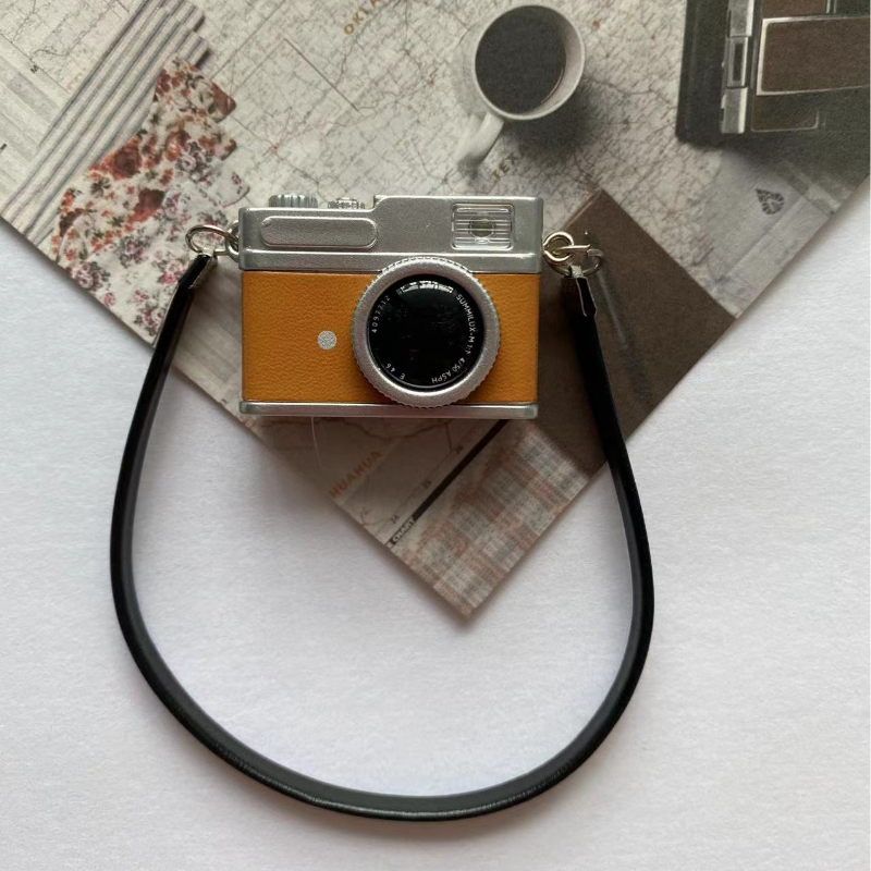 Camera Refrigerator Sticker Magnet 3D Three-dimensional Magnet Home Decoration: Light Grey