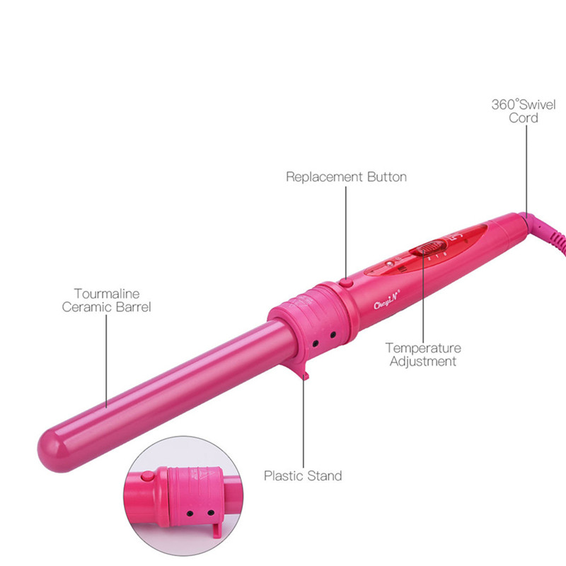 5 in 1 Ceramic Styling Tools Hair Curling Iron Hair waver Pear Flower Cone Electric Hair Curler Roller Curling Wand