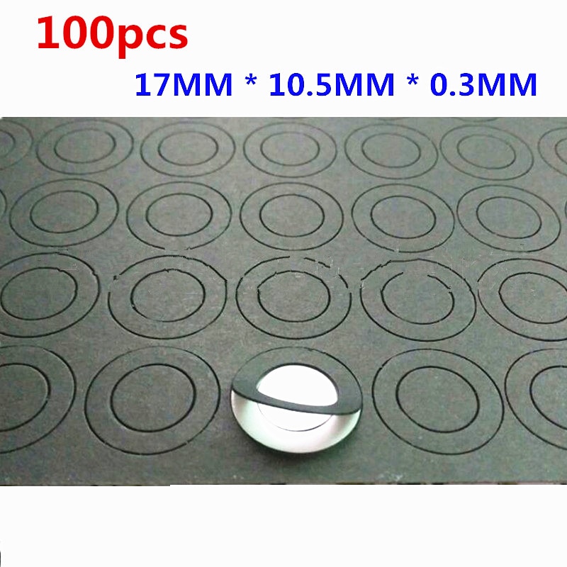 100 Stks/partij 18650/18500 Lithium Batterij Isolatie Pakking, Gerst Papier, Platte Kop, Hoge Temperatuur Isolatie Pakking