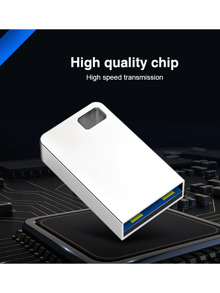 USB 2.0 Flash Drive 128GB/64GB/32GB/16GB/8GB High Speed Pen Drive Memory Stick with Keychain for Office/Business