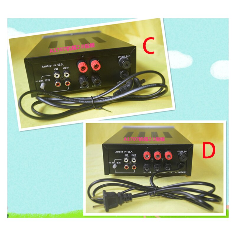 KYYSLB Larghezza 170 Altezza 70 Profondo 268 MILLIMETRI A1707 FAI DA TE Pannello in Alluminio Amplificatore telaio scatola FAI DA TE Scatola 2.0 2.1 Amplificatore caso Borsette