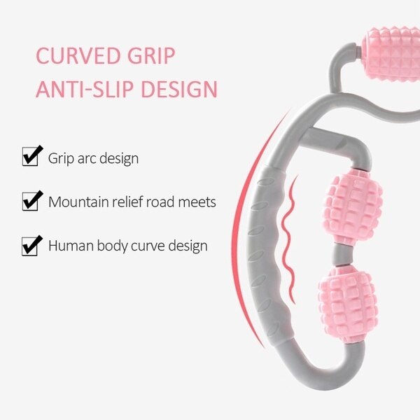 Muscle Roller Trigger Point Massage Roller Relieve Muscle Soreness Muscle Massage Tool for Calves, Leg, Arms, Tennis Elbow