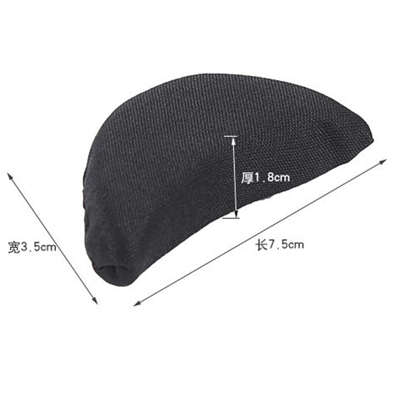 1Pair Sponge Forefoot Insert Toe Plug Half Forefoot Cushion Anti-pain Big Shoes Toe Front Long Top Filler Shoes Adjustment