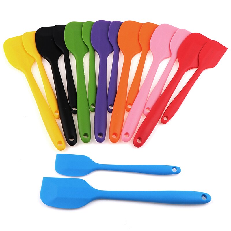 2pc siliconen schrapers beslag schraper borstel boter mixer cake kwasten bak keukengerei room cake spatel mixen
