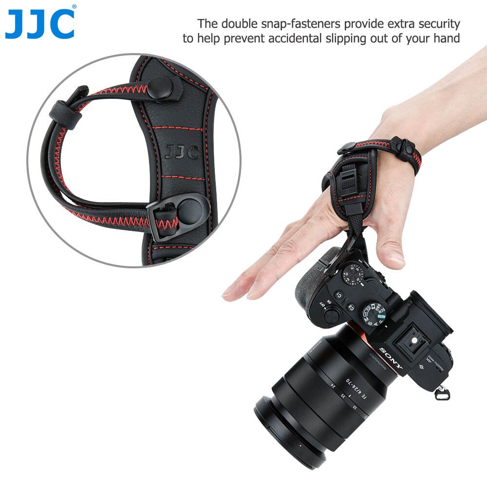 JJC hoch-Ende-Kamera Gurt Hand Handgelenk Gurt schnell Freisetzung Zubehör für Sony ZV E10 ZV1 RX100 VII VI V IV III RX10 III A9II A9
