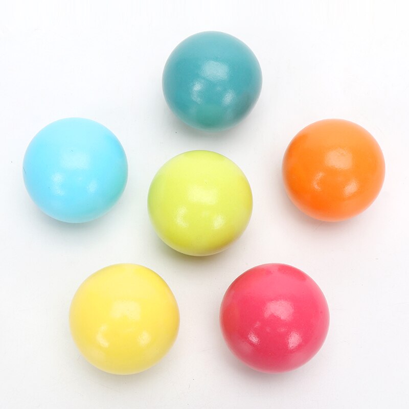 15 teile/satz Kinder Holz Regenbogen Blöcke Regenbogen Holz Kugeln Puppen für Kinder Montessori Pädagogisches Spielzeug: 6