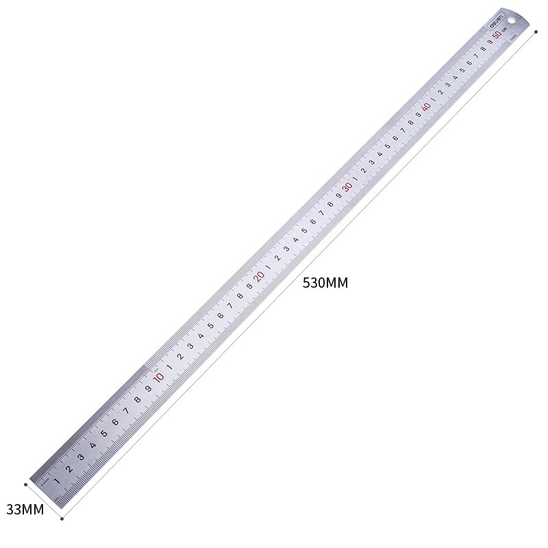 Steel Ruler Straight Ruler 15cm/30cm/50cm Stainless Steel Measuring Tool Steel Ruler Woodworking Drawing Drawing Tool: 50cm