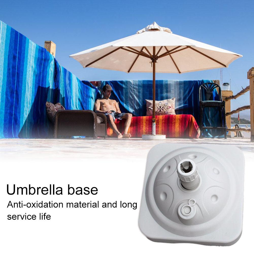 Umbrella Base Heavy Duty Water Filled Umbrella Outdoor Parasol Garden Umbrella Base Stand Round Patio Beach Garden Patio