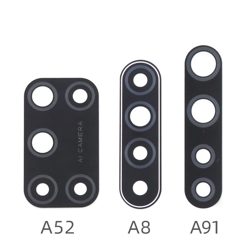 Rear Back Camera Glass Lens Cover For Oppo A52 A8 A91 with Ahesive Sticker Replacement Parts