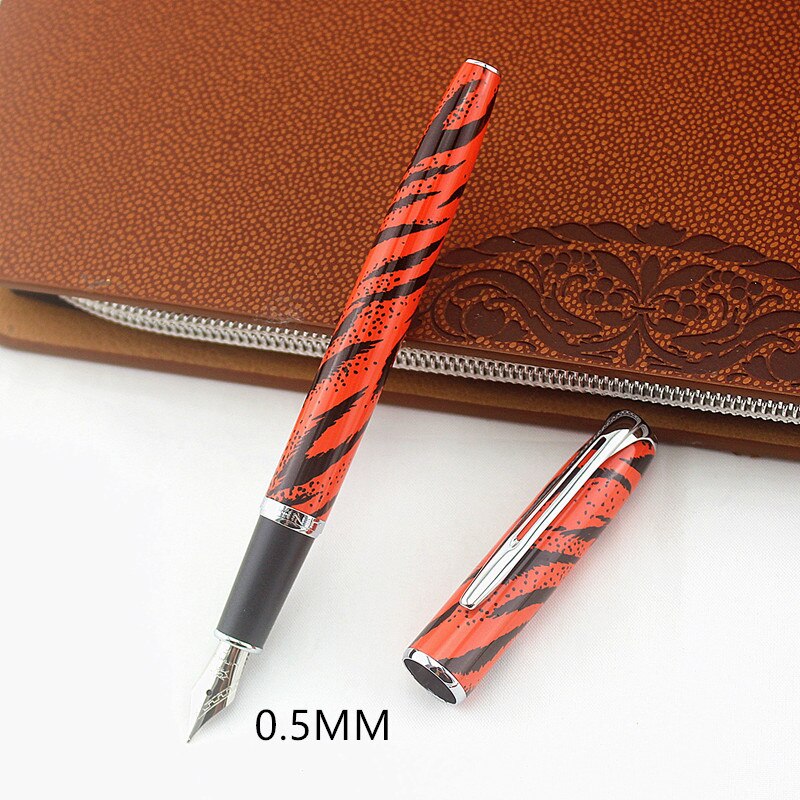 Jinhao X450 Fountain Pen 0.5mm Medium-Fine Nib By Rhapsody Ink Pens Blue Marble