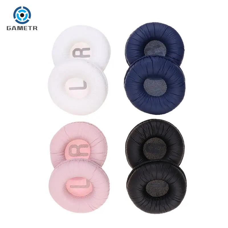 PU Leather Replacement Ear Pads para JBL, Headphone Pad, Headset Earpads, Tune600, T450, T450BT, T500BT, 600BTNC, 70mm de diâmetro