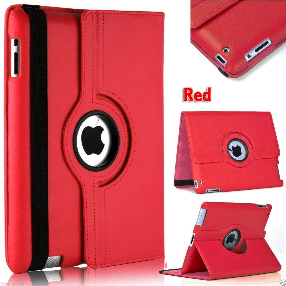 Para iPad Mini funda con tapa giratoria de 360 grados Funda de cuero PU para iPad Mini 2 3 funda con soporte inteligente funda para tableta