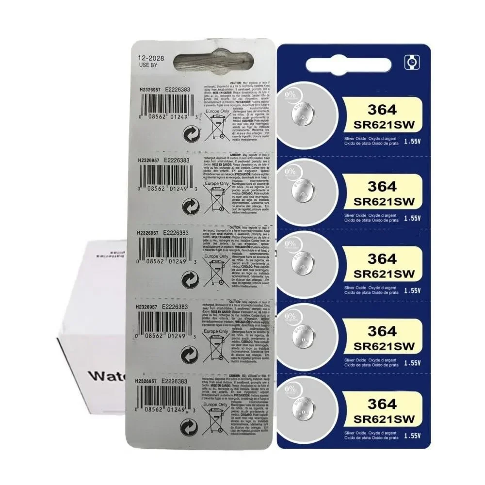 Oryginał dla SONY 364 SR621SW bateria 1,55 V baterie guzikowe robić zegarków zabawki zdalne baterie monetowe