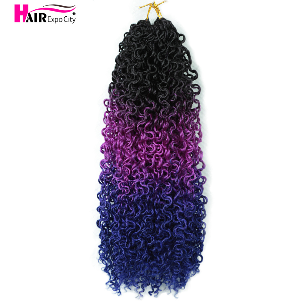 Yanky Twist Croceht Hair Synthetic Spring Twist Hair Bohemian Pre-Looped Passion Twist Crochet Braids Extensions: #Purple / 3Pcs/Lot