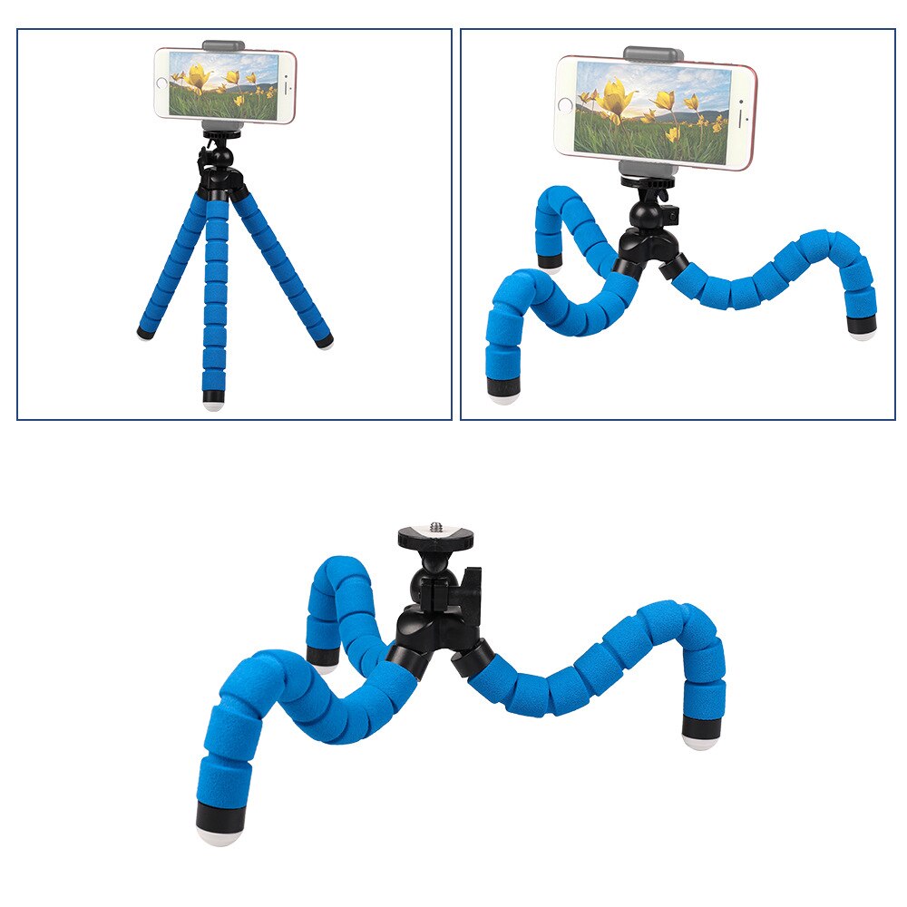 For Switch Gopro Hero5/3 +/4-Yi Medium Sponge Octopus Tripod Holder