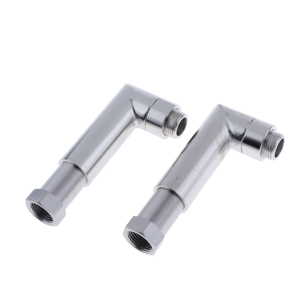 2pcs Oxygen Sensor Angled Adapter Extender Bung Adaptor Extension O2 Spacer