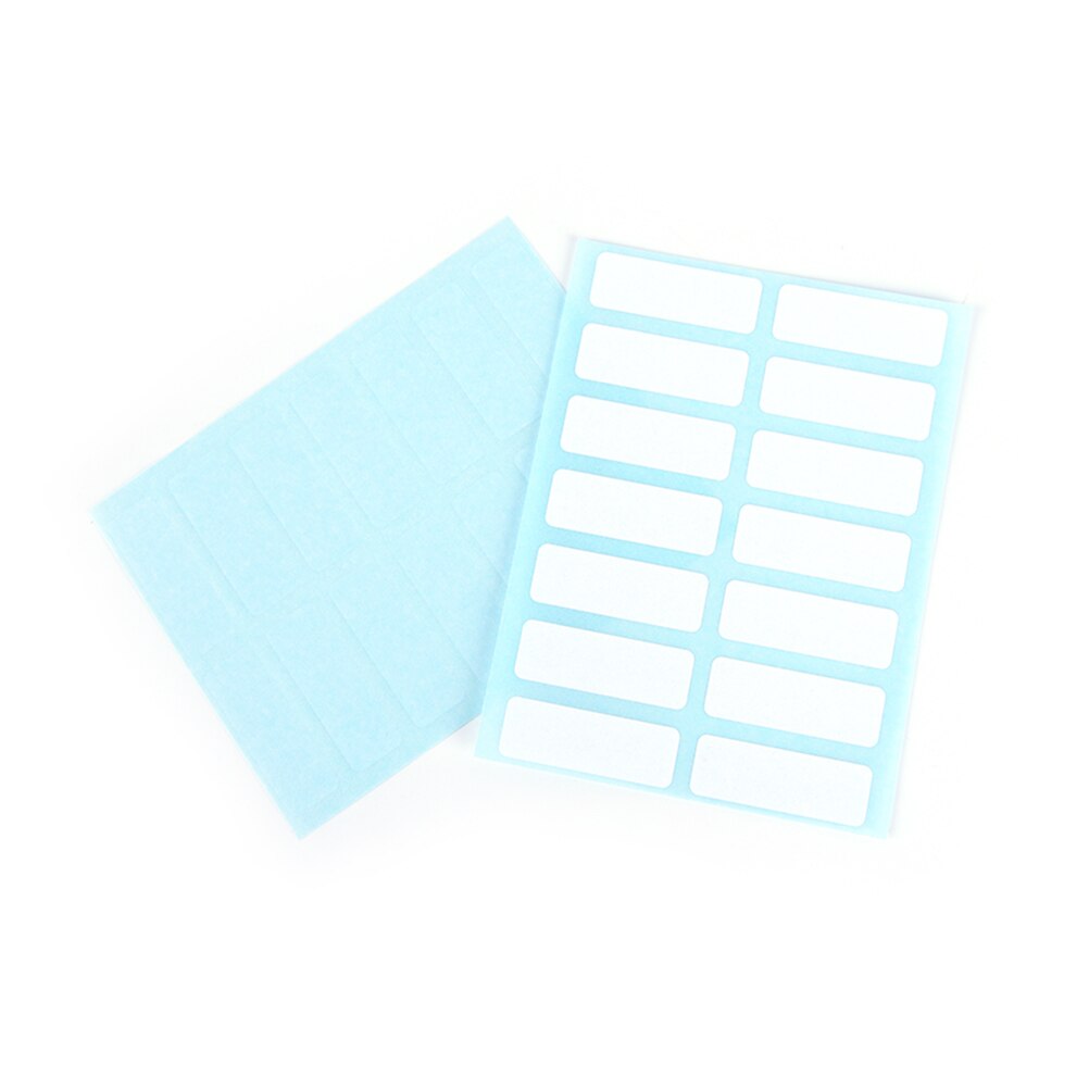 12sheets self adhesive label Blank note label Bar sticky white writable name stickers