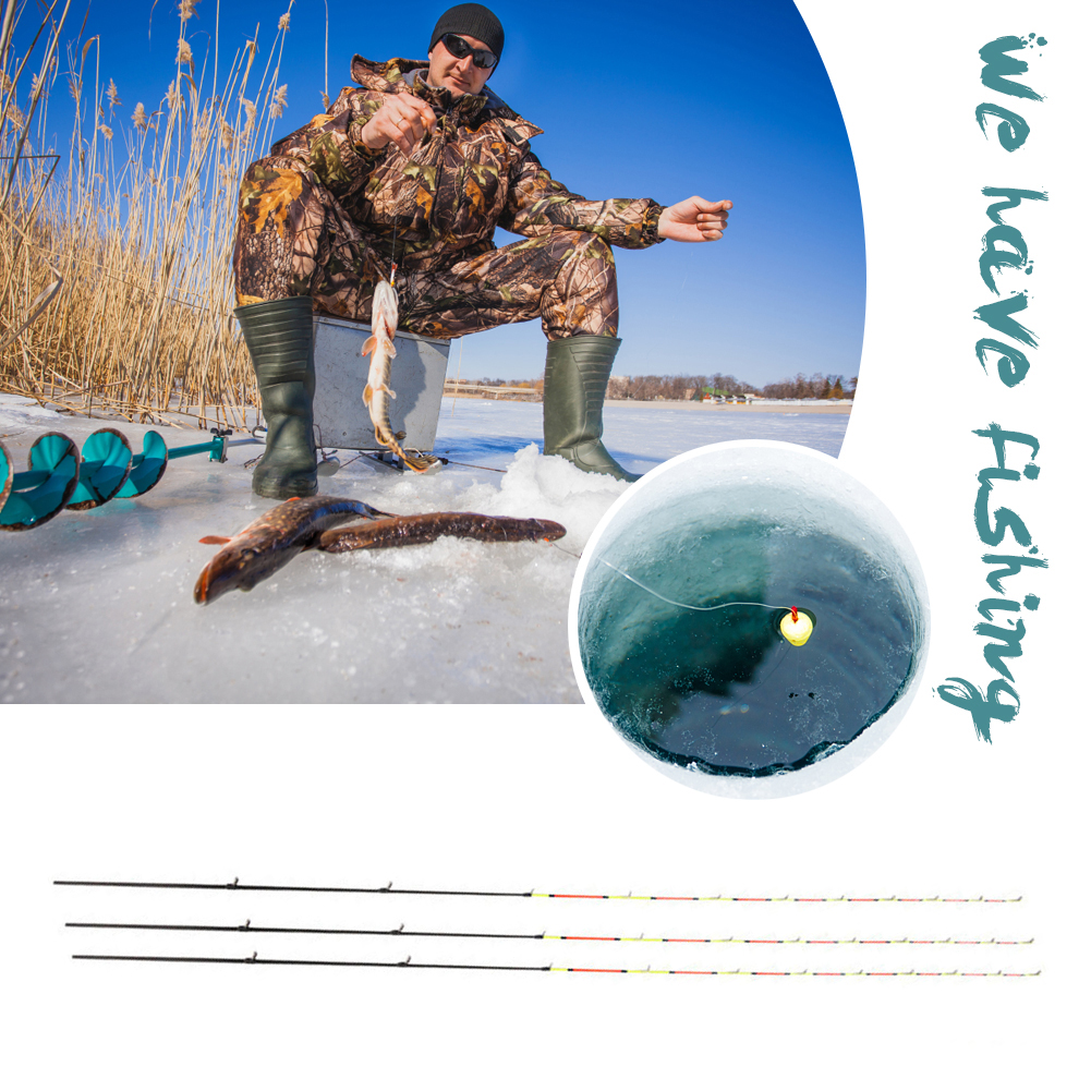 55Cm Vlot Staaf Tip Rvs Gids Ring Half Vol Titanium Legering Repareren Vervanging Hengel Tip Visgerei