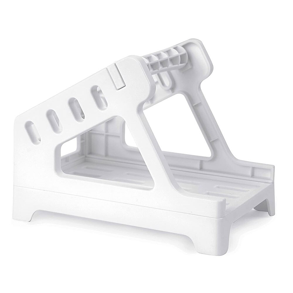 HBAPOS Thermal Label Holder for Rolls and Fanfold Labels Fan-Fold Stack Paper Holder Work with Desktop Printer