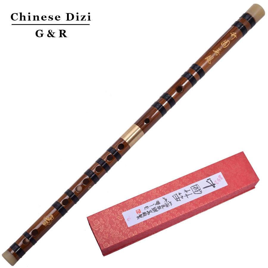 Chinese Traditie Bamboefluit Dizi Twee Secties Dwarse Wind Muziek Instrument Voor Folk Muziek Diatonically Tuned Bambu Flauta