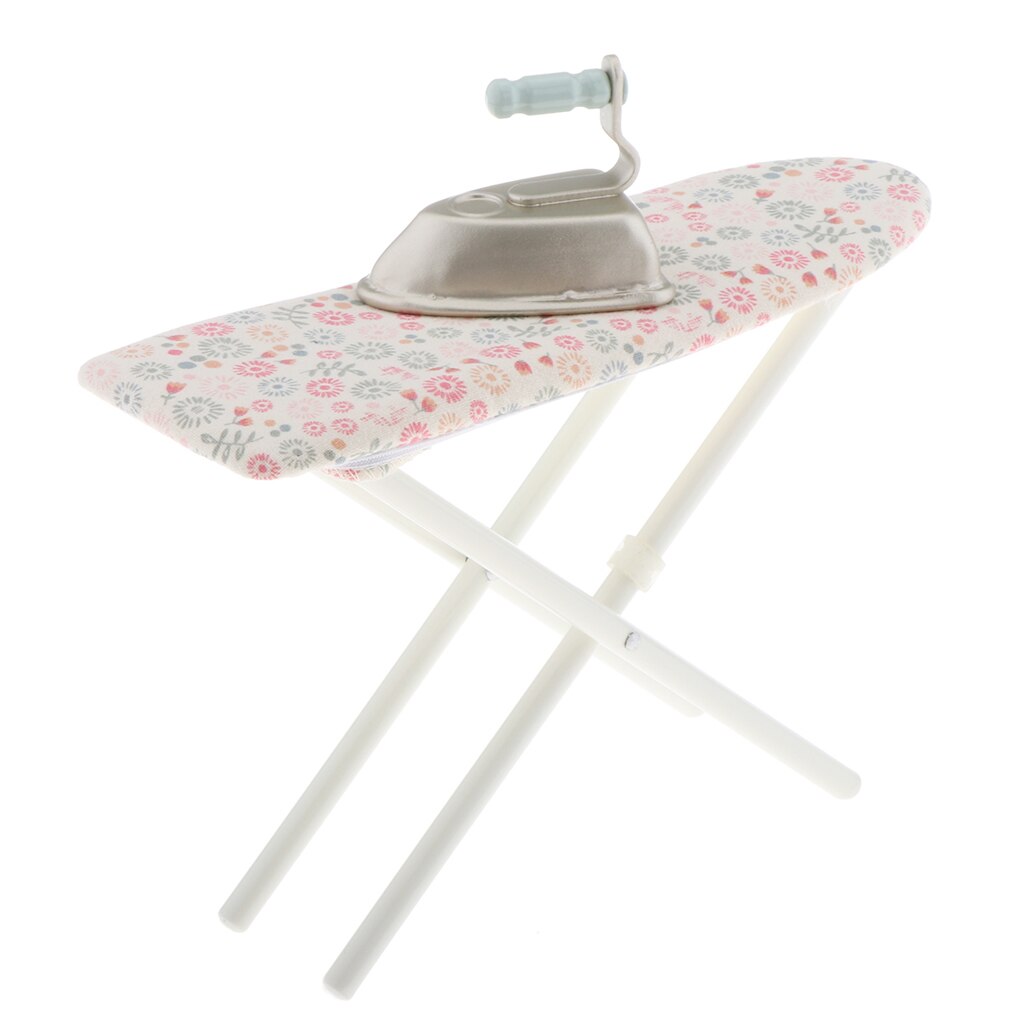 1:6 schaal poppenhuis mini strijkplank model poppenkamer decoratie accessoire kinderen