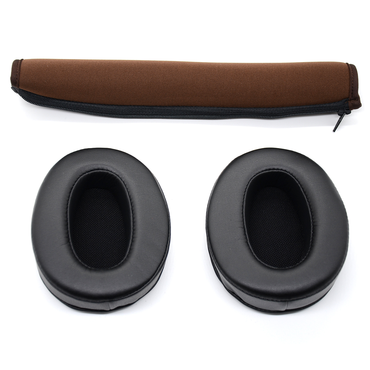 Replacement Headband EarPads Cushions for Audio Technica ATH M70 M50X M50 MSR7 M40X M40 M30X Headset Earmuff Cover ear pads Cups: Silver