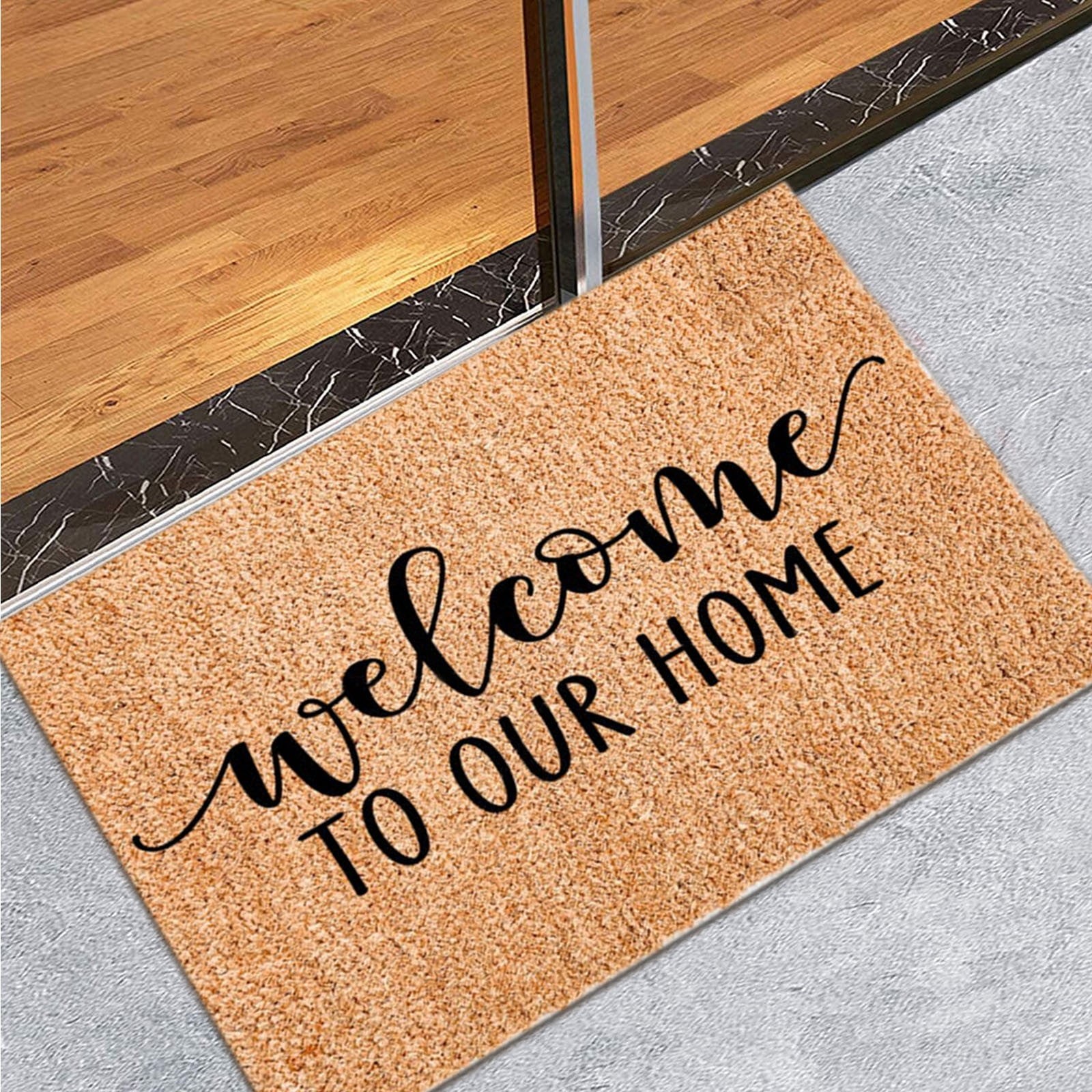 Front Door Mat Welcome Door Mat Indoor Outdoor Technical Clothing Front Door Absorbent Rugs Rectangle Entrance Bath Mat: light green
