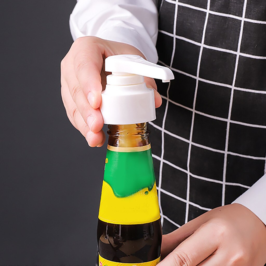 Bottle Nozzle Press Nozzle Operated Pump Head Home Essential Push-type Artifact Kitchen Restaurant Bar Supplies