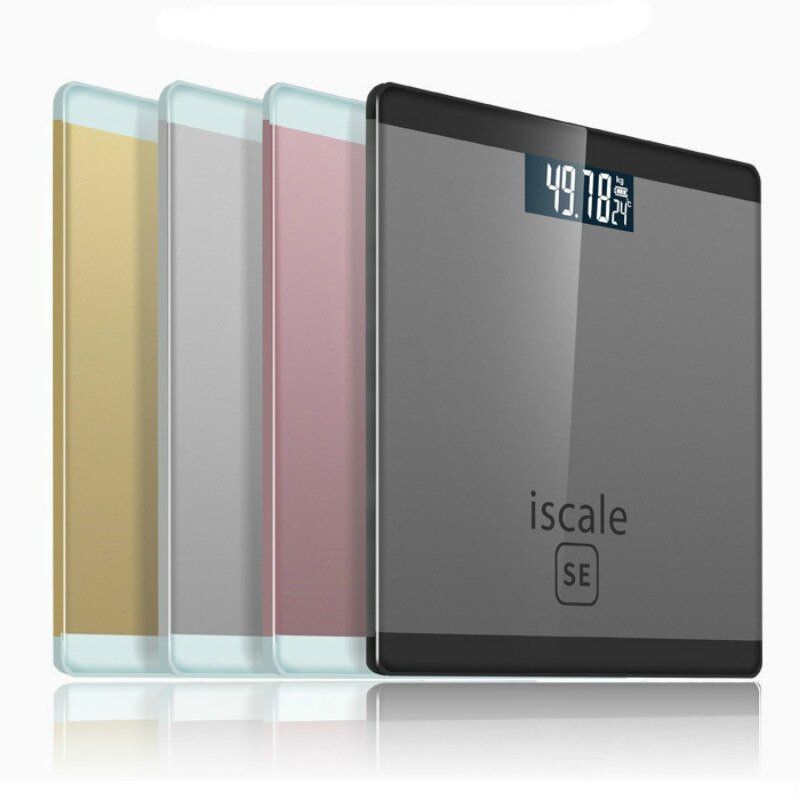 Human Body Scales Glass Smart Household Electronic Digital Floor Weight Balance Bariatric LCD Display 180KG
