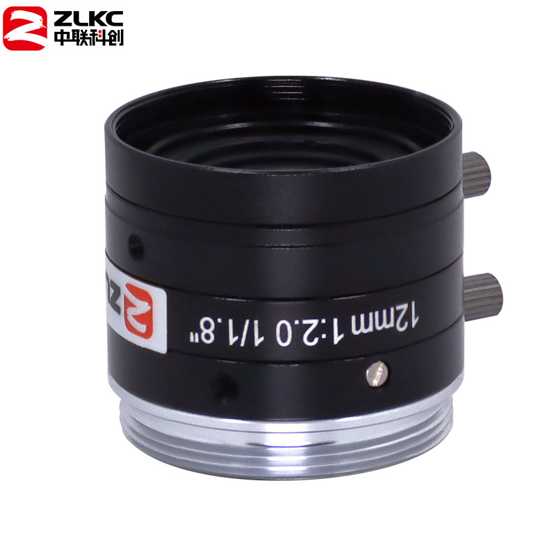 Fa Lens C-Mount 12Mm Diafragma F2.0 1/1.8 &quot;Beeldformaat Machine Vision Lens Surveillance Camera Manual Iris Cctv Lens 5.0Megapixel