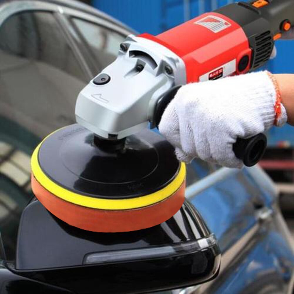 5Pcs Car Polishing Waxing Sponge Wheel Polishing Disc Kit Set 3inch M10 Sponge Disc Pad For Car Polisher Polishing Buffing Auto