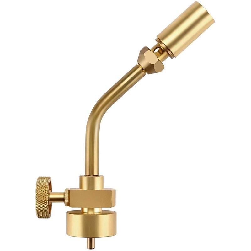 Brass Pencil Flame Propane Welding Torch Head, Start Metal Handle Torch MAPP Gas Propane Torch Head