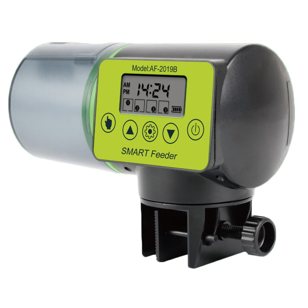 Nicrew Aquarium Automatic Fish Feeder Smart Control Aquarium Tank Vijver Auto Fish Feeder Timer Visvoer Dispenser Gereedschap Levert: A